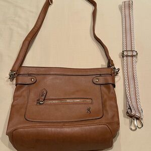 Browning Concealed Brown Leather Crossbody Bag